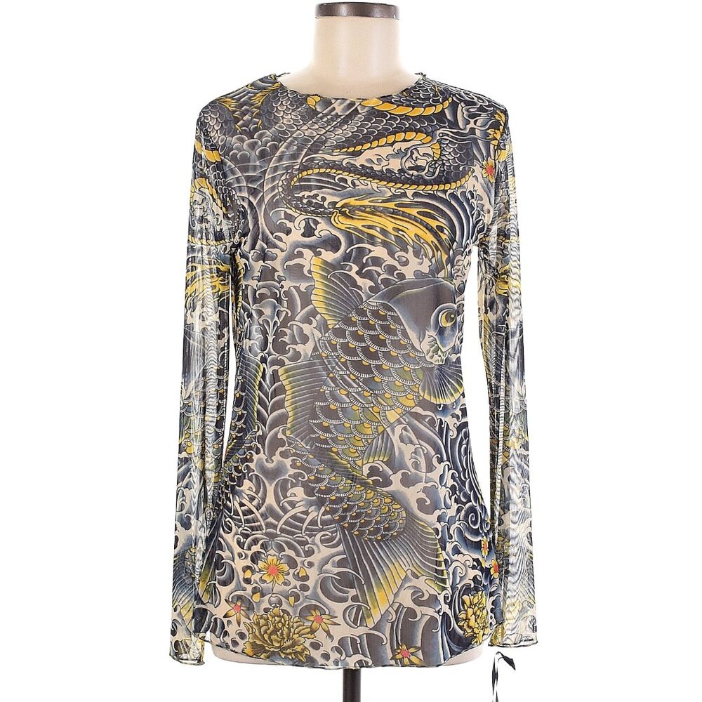 Jean Paul Gaultier x Target Koi/Fish Print Shirt NWT Men's Size L